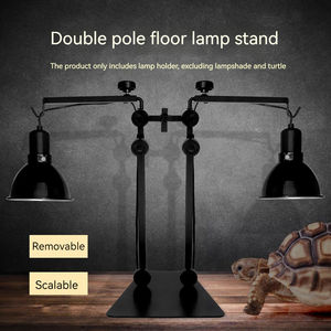 Supports de <span class=keywords><strong>lampe</strong></span> à Reptile 2 crochets <span class=keywords><strong>support</strong></span> de <span class=keywords><strong>lampe</strong></span> à chaleur pour Reptile réglable pour aquarium - Product Image 2