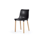 Cadre métallique moderne pour visiteurs, chaise de bureau à domicile en PP bon marché