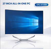 Ordinateur tout-en-un 27 pouces 1920*1080 DDR4 16G 512GB SSD Core Quad Thread pour le bureau
