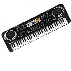 Orgue numérique à 61 touches CJYZ241547401AZ, clavier de piano électrique pour enfants et adultes avec microphone, alimenté par piles, en plastique - Product Image 1