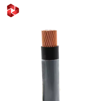 Cable de instalación eléctrica de cobre THW de 600V con aislamiento de PVC y conductor sólido