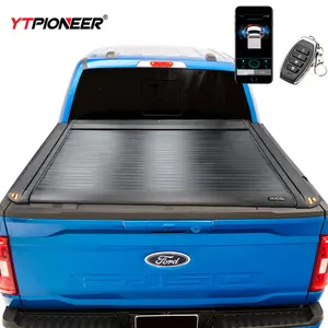 Pickup Truck YTPIONEER a prova di acqua corpo scorrevole rotolamento elettrico Hard pick-up letto coperchio elettrico Tonneau per Ford-150