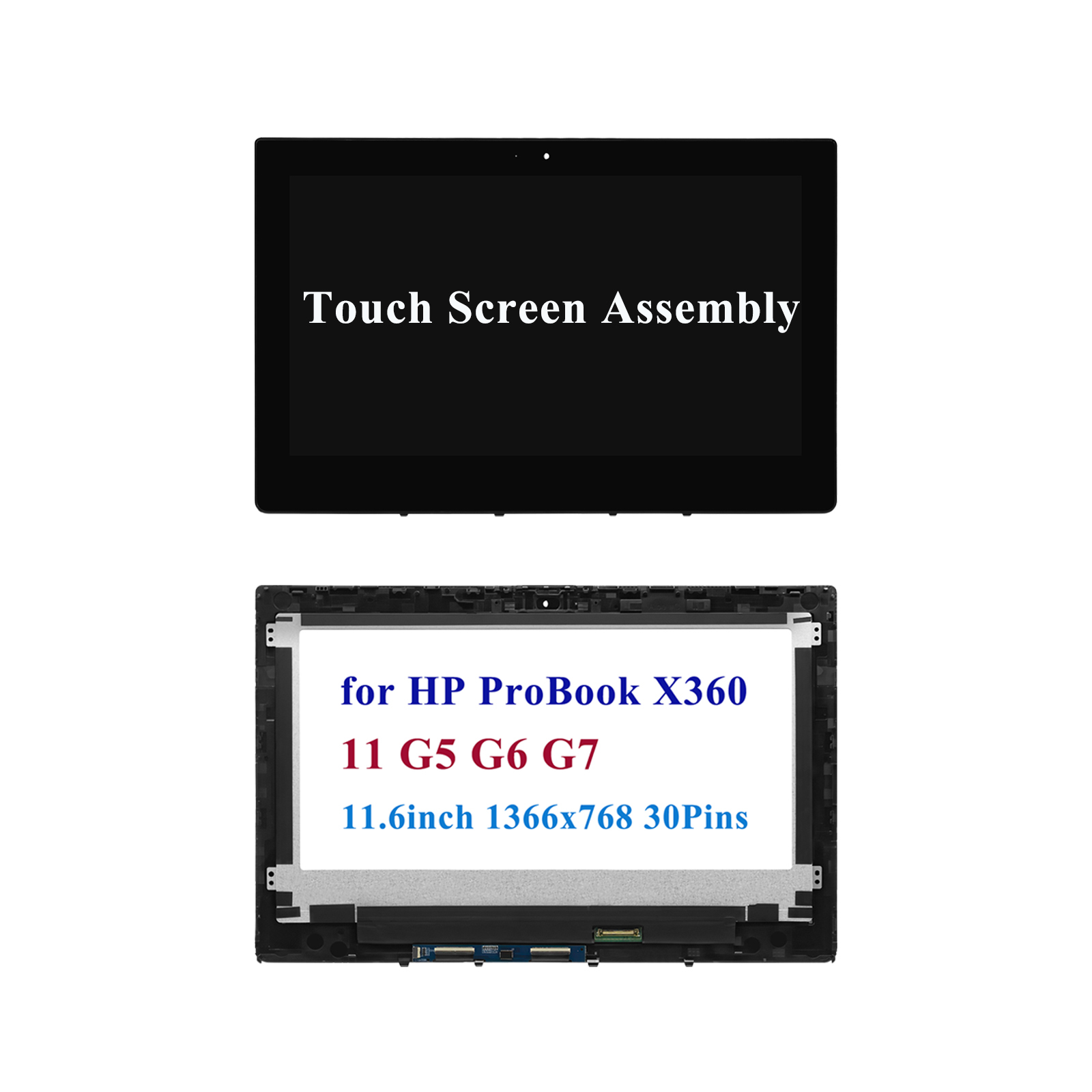 HP Probook X360 11 G5 G6 G7 EE - Screen Replacement A+ LCD