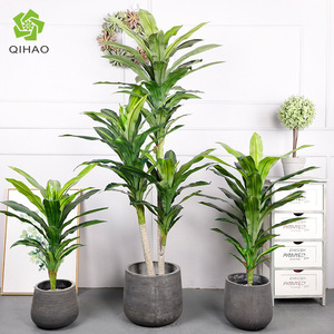 <b>Artificial</b> Brazilian Ironwood <b>Tree</b> Ficus Silk Plant Potted Indoor Outdoor Decor High Simulation Round Single Piece - Product Image 5