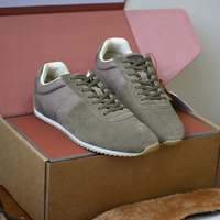Sneakers décontractées de style mule pour hommes, de luxe italiennes, en daim et cuir, chaussures de marche, chaussures de tous les jours pour toutes les saisons