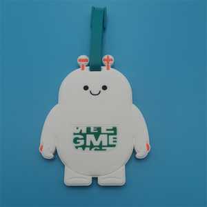 Custom Cute Cartoon PVC Luggage Tag for Kids Travel <b>Suitcase</b> Bag Decoration Promotion Gift PVC Lovely <b>Suitcase</b> Tags for Bags - Product Image 2