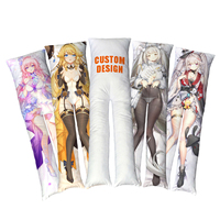 Coussin corporel carré sur mesure 160x50cm 63x20in Personnage de dessin animé Anime Usage domestique Fabricant OEM