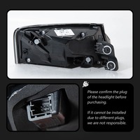 Luces Traseras HETOP A5 S5 2017-2020, Actualización LED Plug and Play, Lámpara Trasera Modificada, Luces de Circulación Diurna, Accesorios para Audi