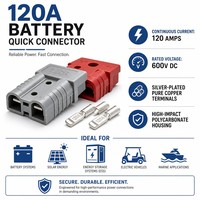 Steker Kabel Baterai Penyimpanan PVC Tembaga Sambung Cepat Seri PLP 120A 150A