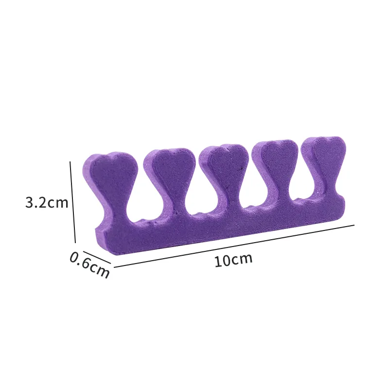 발가락 손가락 분리기 스폰지 네일 아트 발가락과 손가락 분배기 부드러운 스페이서 네일 페인팅 네일 아트 페디큐어 매니큐어
