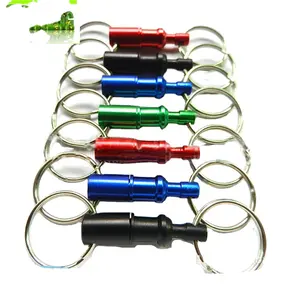 new colour keychain fancy key chain, double metal keyring button snap Hooks