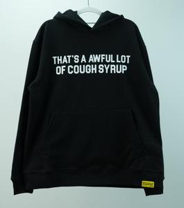 Sudadera con Capucha Unisex de Algodón 100% Pesado con Estampado de Hip Hop y Diseño 'THAT'S A AWFUL LOT OF COUGH SYRUP', Estilo Urbano Oversize para Hombre - Product Image 2