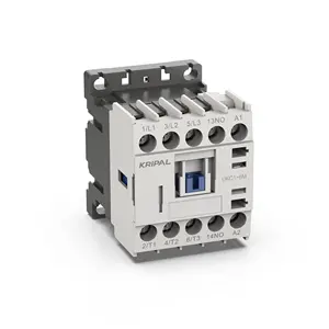 KRIPAL 6A mini contactor 24V 110V 220V 380V 6A contactores ac contactor magnético con contactos eléctricos