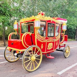 Chariot à cheval climatisé Queen Ride / Buggy de la famille royale, calèche électrique antique de style européen - Product Image 5