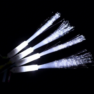 Fiber Optic Glow Wand <b>Light</b> Stick Flower Shape Battery Operated Outdoor <b>Party</b> Decoration Adult Use - Product Image 6