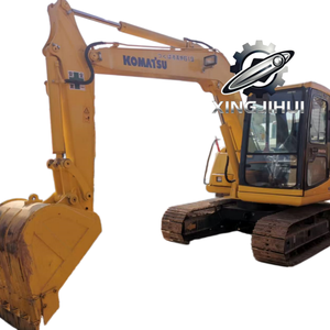 Excavatrice Komatsu 60-7 d'occasion, marque japonaise d'origine, 6 tonnes, petite taille, sur chenilles en caoutchouc. - Product Image 1