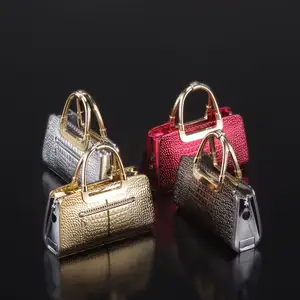 Wholesale Fashion Design Fancy Lighter Ladies Handbag Refillable Butane Gas Women Cigarette Lighter For Girlfriend Gift