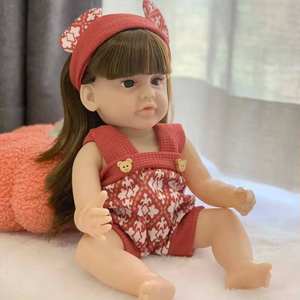 Muñeca Reborn de 18 Pulgadas con Cuerpo de Tela, Puede Convertirse en una Linda Niña de Juguete, Regalo Personalizado - Product Image 1