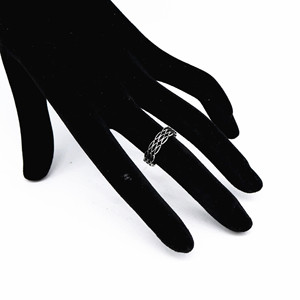 yunnique European American Style Retro Titanium Steel <b>Open</b> <b>Ring</b> Geometric Minimalist Fashion Jewelry Gift - Product Image 4