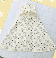 Couverture à capuche pour bébé en mousseline à motif floral tissé, écologique, avec logo personnalisé, respirante, absorbante, douce, en coton et lin, pliable à la main