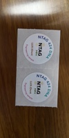 NTAG424 Mini autoadhesivo NFC Etiqueta adhesiva 13,56 MHz HF Etiqueta imprimible en blanco Etichetta Tamper-Evident 213TT Inlay QR Code