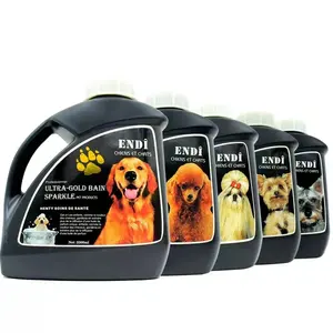 Özel etiket toplu evcil hayvan şampuanı doğal köpek şampuanı üreticileri köpek temizleme beyazlatma için banyo köpüğü 2500ml köpek şampuanı galon