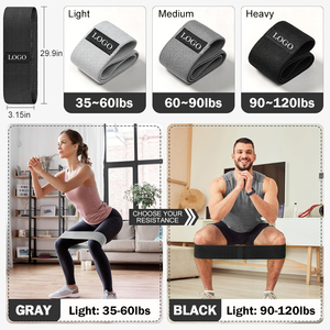 Fasce di Resistenza per Esercizi, Bande per Gambe e Fianchi per Uomini e Donne, Set per Principianti di Pilates e Yoga - Product Image 3