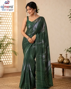 Saris de créateurs haut de gamme pour femmes, élégants, à séchage rapide, protection solaire, toutes saisons, confort supérieur, bureau, décontracté, festif - Product Image 4