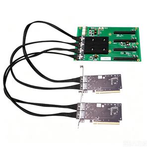   แบ็คเพลนขยาย PCIe 4.0 x16 เป็น 4x PCIe 4.0 x16 สำหรับการ์ดจอ GPU พร้อมชิป PEX88096 สำหรับเซิร์ฟเวอร์ AI และเวิร์กสเตชัน - Product Image 1