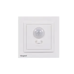 Rectangle shape 180 degree voice control sensor wall switch motion sensor switch for stairs hotel bedroom