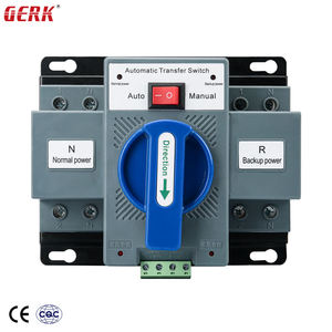 Interruptor de Transferencia Automática de Doble Potencia GERK Monofásico 2P 16A-125A CA 230V 50/60Hz con Certificación CCC CE, Sistema de Alimentación Ininterrumpida CB ATS - Product Image 5