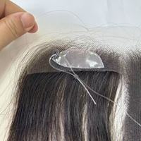 Listo para enviar: Topper de cabello integrado frontal de alta calidad, superventas, con encaje HD 10*1+3*5 para línea de cabello, venta al por mayor para salones.
