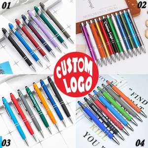 Stylo bille personnalisé en plastique et métal, stylo bille en métal personnalisé avec votre logo, stylo promotionnel personnalisé en gros - Product Image 2