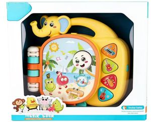 Juguete Musical de Jirafa de Dibujos Animados para Bebés, Instrumento Musical de Educación Temprana con Efectos de Sonido y <span class=keywords><strong>Canciones</strong></span> de Cuna - Product Image 1