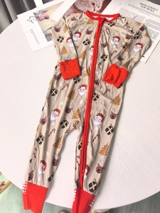 अनुकूलित निर्माता शिशु dtg मुद्रित बच्चों लड़कियों बांस पायजामा के बाइसेपर्स टॉडलर कपड़े बहनें पजामा - Product Image 4