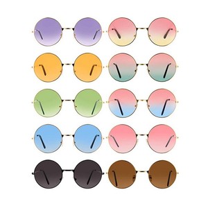 Venta al por mayor, <span class=keywords><strong>gafas</strong></span> de sol redondas estilo Hippie John 60, <span class=keywords><strong>gafas</strong></span> de colores circulares KR512 - Product Image 2