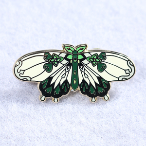 الشركة المصنعة في الصين هدايا ترويجية مخصصة دبوس طية صدر السترة الفراشات دبابيس المينا الصلبة دبابيس المينا المخصصة - Product Image 5