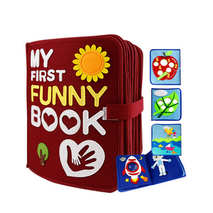 หนังสืออินเตอร์แอคทีฟสำหรับเด็กหนังสือผ้าสักหลาดเนื้อนุ่มสำหรับกิจกรรมฟาร์มหนังสือพื้นที่ของฉันปรับแต่งได้ - Product Image 3