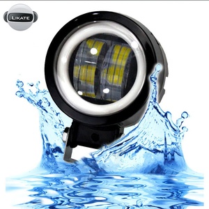 impermeable 7D 20W LED redondo <span class=keywords><strong>de</strong></span> Ojos <span class=keywords><strong>de</strong></span> Ángel Barra <span class=keywords><strong>de</strong></span> <span class=keywords><strong>luz</strong></span> <span class=keywords><strong>de</strong></span> la <span class=keywords><strong>luz</strong></span> del punto <span class=keywords><strong>de</strong></span> la motocicleta Offroad barco del coche Led - Product Image 5