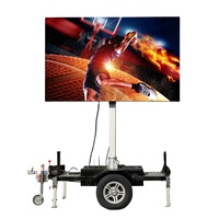 Camion publicitaire mobile JCT Outdoor P4 P6 avec écran LED couleur rotatif pour la publicité vidéo en centre commercial