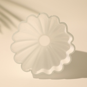Paralume <span class=keywords><strong>in</strong></span> <span class=keywords><strong>Vetro</strong></span> Opale a Forma di Conchiglia, Soffiato a Mano, Pronto per la Consegna, per Illuminazione a Sospensione per Progetti Alberghieri, Pezzi di Ricambio - Product Image 2
