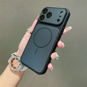 Cover di Lusso con Protezione per Obiettivo Fotocamera, Custodie Antiurto in TPU PC Magnetiche per <span class=keywords><strong>iPhone</strong></span> <span class=keywords><strong>12</strong></span> 13 14 15 16 Plus 17 Pro Max - Product Image 4