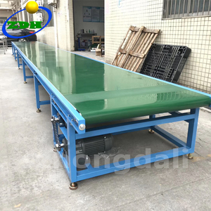 Sistem konveyor Transfer kustom garis konveyor sabuk hijau PVC panjang 5m 6m 20m - Product Image 3