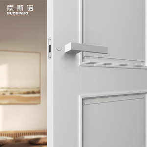Minimalist Design <strong>Door</strong> <strong>Knob</strong> White Privacy Access Bathroom <strong>Knob</strong> High Standard Passage Interior <strong>Door</strong> Lock Set - Product Image 3