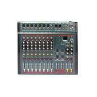 Console de mixage amplifiée DN833 à 8 canaux avec alimentation fantôme 48V – Vente directe fabricant