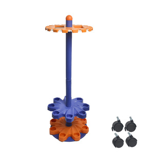 Soporte Giratorio de Plástico para Cañas de Pescar, con <span class=keywords><strong>16</strong></span> Orificios, Multifuncional, con Cuatro Ruedas, para Cañas de Pesca con Señuelos - Product Image 6