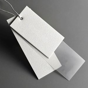 Etiqueta de Papel para Ropa de Lujo con Logotipo Impreso Personalizado de Alta Calidad del Fabricante, al Mejor Precio, con Cordón - Product Image 1