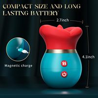 Vibrateur Oral Sensationnel avec 3 Modes de Succion et Mouvement de Baiser, Rechargeable pour Femmes