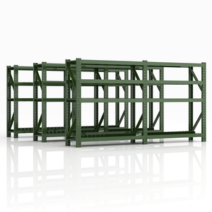 Support professionnel en acier pour boucliers avec étagère en maille intégrée et protection contre la corrosion pour le rangement des gants, des matraques et des boucliers - Product Image 6