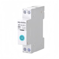Interrupteur intelligent WiFi mini Solivo AC230V 16A Tuya, contrôle bidirectionnel DIY, fonction de commande à distance par application, voix et minuterie pour la domotique